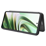 OnePlus Nord CE 3 Lite/N30 Flip Cover - Karbonfiber - Sort