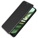OnePlus Nord CE 3 Lite/N30 Flip Cover - Karbonfiber - Sort