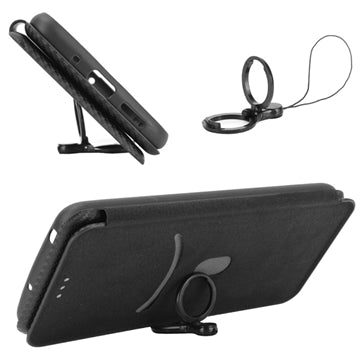 OnePlus Nord CE 3 Lite/N30 Flip Cover - Karbonfiber - Sort