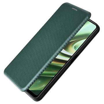 OnePlus Nord CE 3 Lite/N30 Flip Cover - Karbonfiber - Grøn