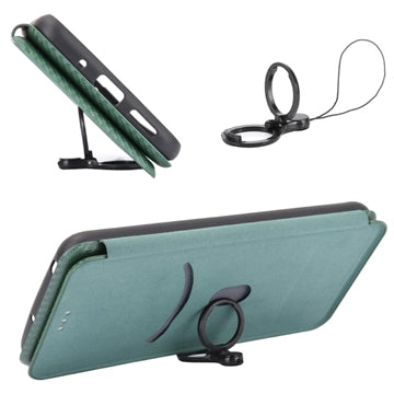 OnePlus Nord CE 3 Lite/N30 Flip Cover - Karbonfiber - Grøn