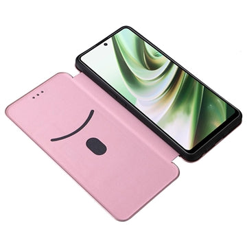 OnePlus Nord CE 3 Lite Flip/N30 Cover - Karbonfiber - Rødguld