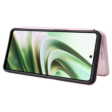 OnePlus Nord CE 3 Lite Flip/N30 Cover - Karbonfiber - Rødguld