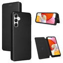 Samsung Galaxy A14/A14 5G Flip Cover - Karbonfiber - Sort