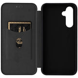 Samsung Galaxy A34 5G Flip Cover - Karbonfiber - Sort