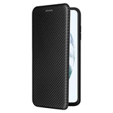 Samsung Galaxy S21 FE 5G Flip Cover - Karbonfiber - Sort