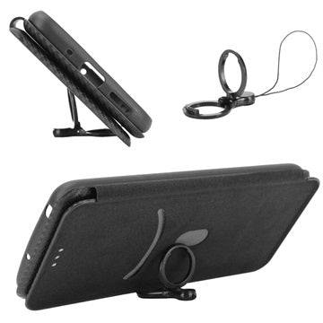 Samsung Galaxy S21 FE 5G Flip Cover - Karbonfiber - Sort