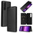Sony Xperia 1 III Flip Cover - Karbonfiber - Sort