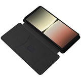 Sony Xperia 5 IV Flip Cover - Karbonfiber - Sort