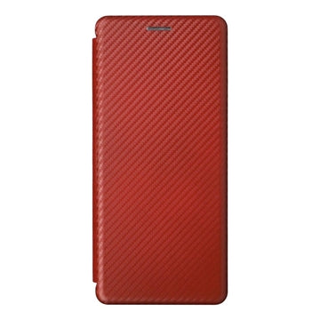 Sony Xperia 5 IV Flip Cover - Karbonfiber - Brun