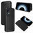 Xiaomi 12T/12T Pro Flip Cover - Karbonfiber - Sort