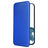 iPhone 14 Pro Flip Cover - Karbonfiber - Blå