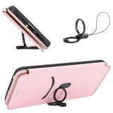 iPhone 15 Flip Cover - Karbonfiber - Rødguld