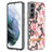 Flower Series Samsung Galaxy S22 5G TPU Cover - Pink Gardenia