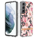 Flower Series Samsung Galaxy S22 5G TPU Cover - Pink Gardenia