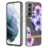Flower Series Samsung Galaxy S22 5G TPU Cover - Lilla Begonia