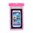 Fluorescerende vandtæt universaltaske - 10.7cm x 17.3cm - Hot Pink