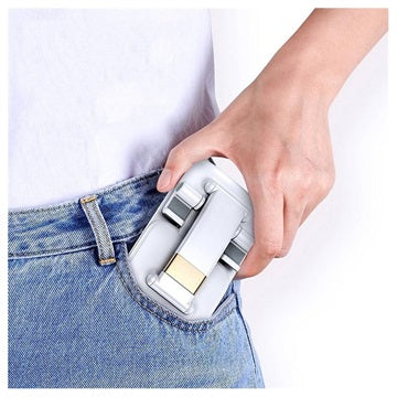 Sammenfoldelig Gravity Bordholder til Smartphone/Tablet - Hvid