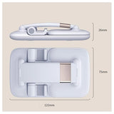 Sammenfoldelig Gravity Bordholder til Smartphone/Tablet - Hvid