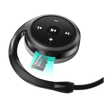 Foldbare Nakkebånd Bluetooth Høretelefoner A23 - Sort