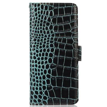 Crocodile Nokia X30 Læderpung med RFID - Grøn
