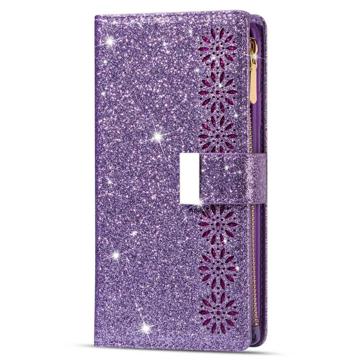 Starlight Series Samsung Galaxy S23 5G Pung Taske - Lilla