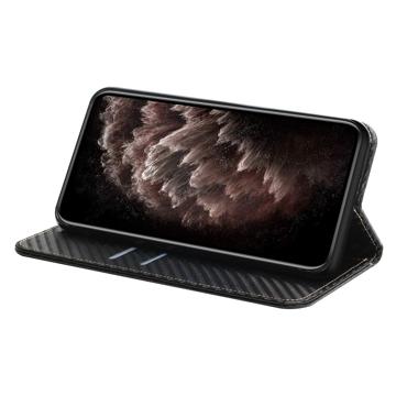 Samsung Galaxy S23+ 5G Pung Cover - Karbonfiber - Sort