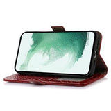 Crocodile Series Samsung Galaxy S23+ 5G Læderpung med RFID - Rød