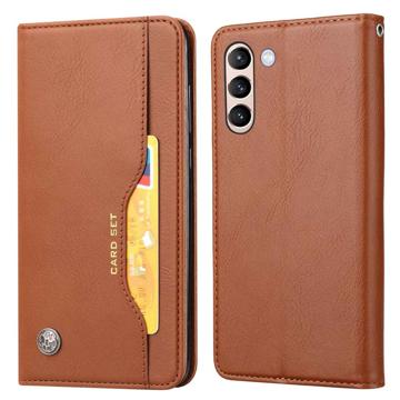 Card Set Series Samsung Galaxy S23+ 5G Pung Taske - Brun
