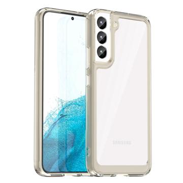 Anti-Shock Samsung Galaxy S23+ 5G Hybrid Cover - Grå / Klar