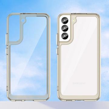 Anti-Shock Samsung Galaxy S23+ 5G Hybrid Cover - Grå / Klar