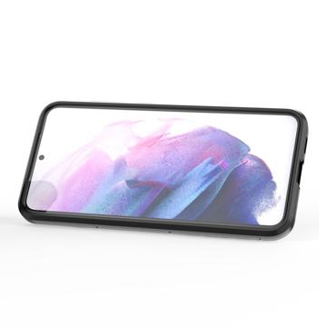 Samsung Galaxy S23 5G Hybrid Cover med Ring Holder - Sort