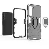 Samsung Galaxy S23 5G Hybrid Cover med Ring Holder - Sort