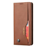 Card Set Series Samsung Galaxy S23 Ultra 5G Pung Taske - Brun