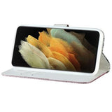 Croco Bling Series Samsung Galaxy S23 Ultra 5G Coverpung - Rødguld