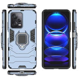Xiaomi Redmi Note 12 Pro Hybrid Cover med Ring Holder - Blå