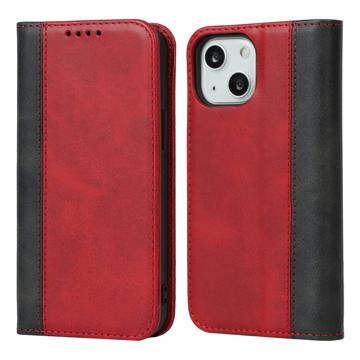 Elegance Series iPhone 14 Etui med Pung - Rød / Sort
