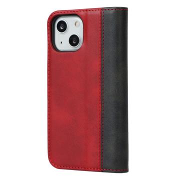 Elegance Series iPhone 14 Etui med Pung - Rød / Sort