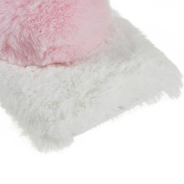 Plush Heart iPhone 14 Plus TPU Cover - Hvid