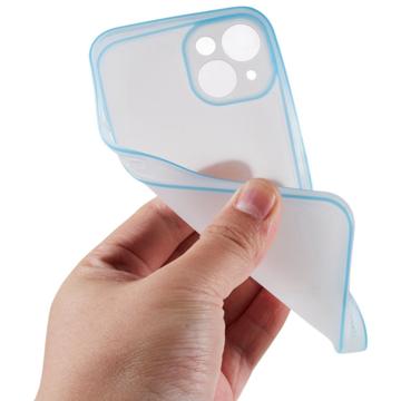 Lysende iPhone 14 Plus TPU Cover - Blå