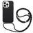 iPhone 14 Pro 360 Hybrid Cover med Nøglesnor - Sort