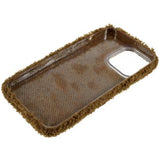 Fluffy Flower Serie iPhone 14 Pro Max TPU Cover - Brun