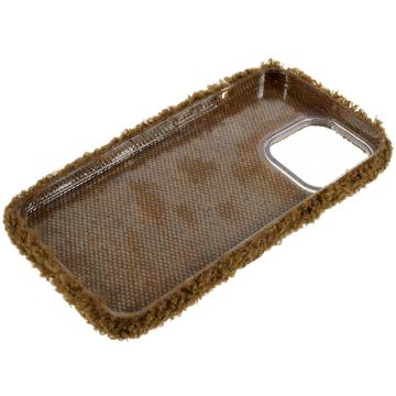 Fluffy Flower Serie iPhone 14 Pro Max TPU Cover - Brun