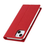 iPhone 14 Læderpung Cover med RFID - Rød