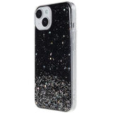 Starry Sky Sparkle iPhone 14 TPU Cover - Sort