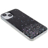Starry Sky Sparkle iPhone 14 TPU Cover - Sort