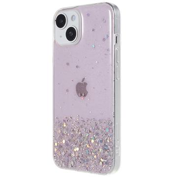 Starry Sky Sparkle iPhone 14 TPU Cover - Pink