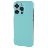 iPhone 14 Pro Max Plastik Cover Uden Sider - Babyblå