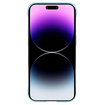 iPhone 14 Pro Max Plastik Cover Uden Sider - Babyblå