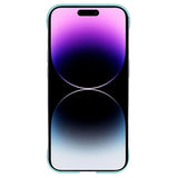 iPhone 14 Pro Max Plastik Cover Uden Sider - Babyblå